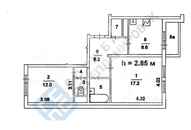 Продажа, 2 к. квартира, Зеленоград, к. 2016