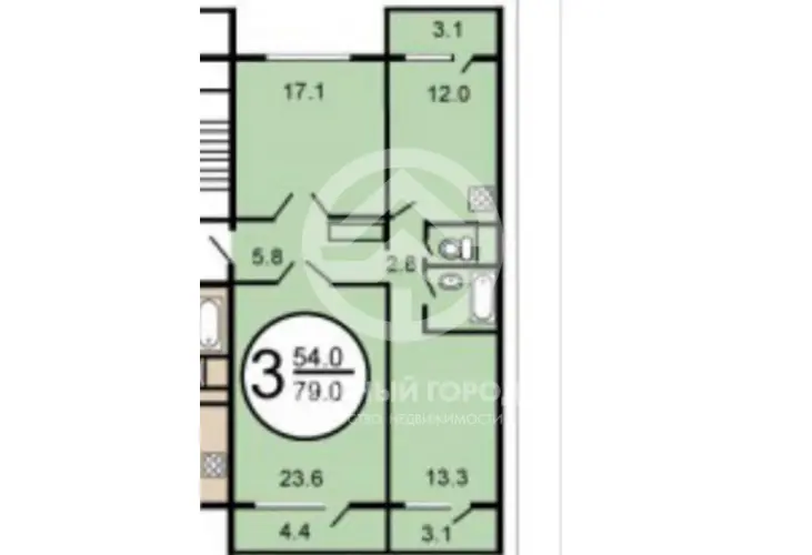 Продажа, 3 к. квартира, Зеленоград, к. 840