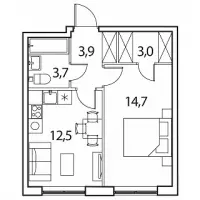 Московская область, Солнечногорский район, д. Рузино, мкр. Кутузовский, корпус 1А