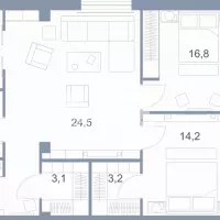 Московская обл., Солнечногорский р-н, д. Голубое, ул. Сургутский проезд, дом 1, корпус 2
