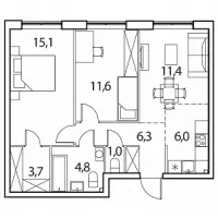 Московская область, Солнечногорский район, д. Рузино, мкр. Кутузовский, корпус 1А