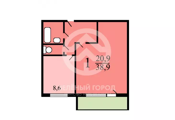 Продажа, 1 к. квартира, Зеленоград, к. 106