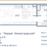 Московская обл., Солнечногорский р-н, д. Голубое, ул. Сургутский проезд, дом 1, корпус 3