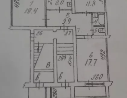 Продажа, 3к. квартира 5.1 млн. руб.