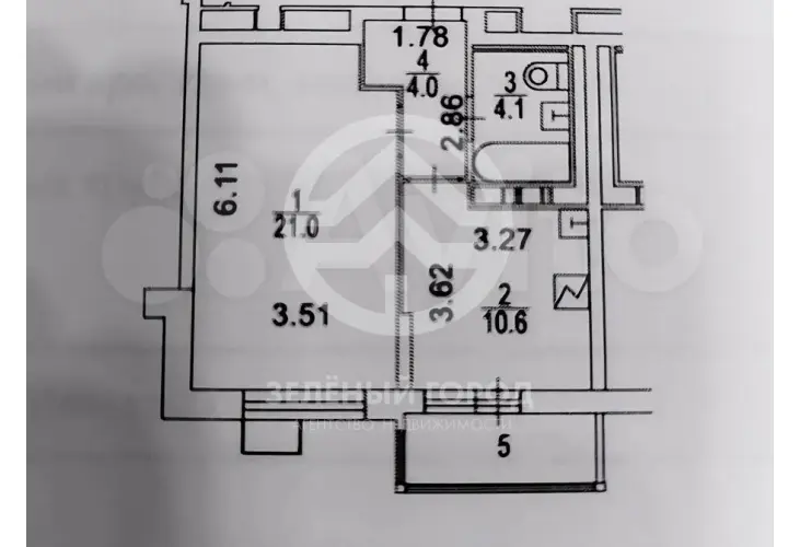 Продажа, 1 к. квартира, Зеленоград, Заводская, д. 14, к. 1