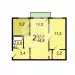Продажа, 2 к. квартира, Москва, Академика Ильюшина, д. 14