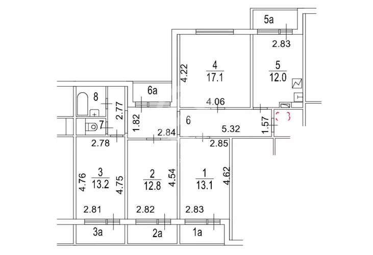 Продажа, 4 к. квартира, Зеленоград, к. 1824