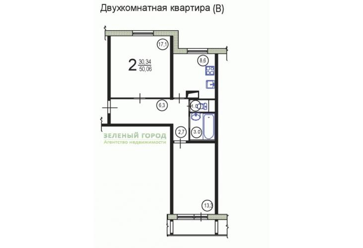 Продажа, 2 к. квартира, Зеленоград, к. 1420