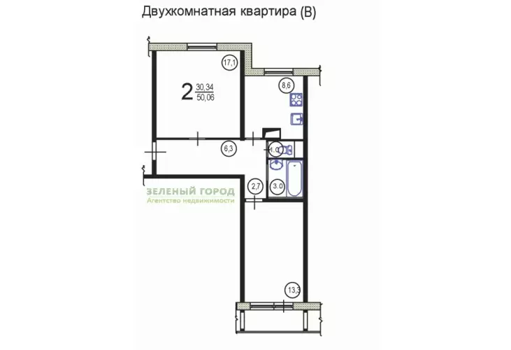 Продажа, 2 к. квартира, Зеленоград, к. 1420