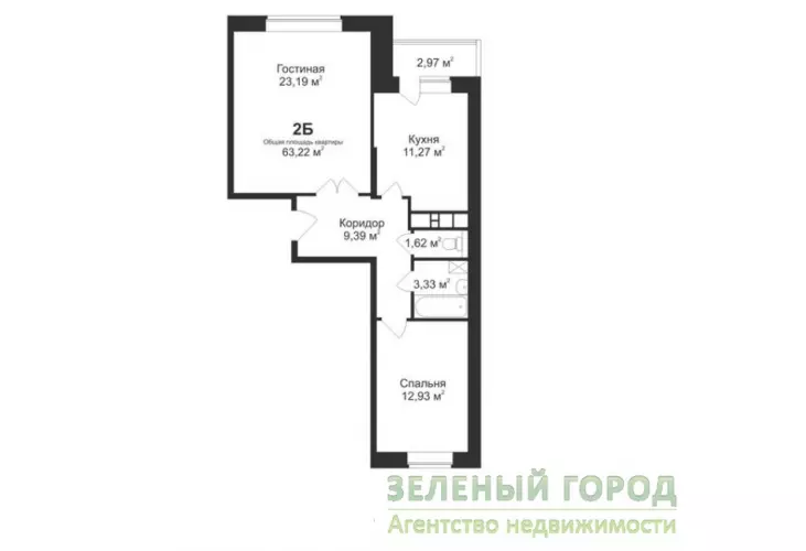 Продажа, 2 к. квартира, Клин, микрорайон Майданово, Майданово, д. 2, к. 3