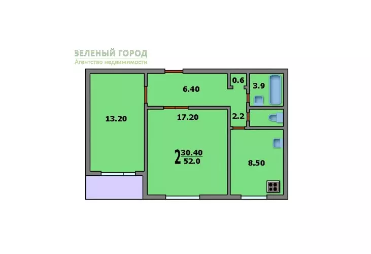Продажа, 2 к. квартира, Зеленоград, к. 1206