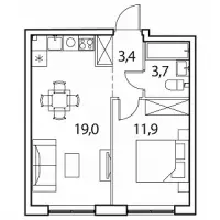 Московская область, Солнечногорский район, д. Рузино, мкр. Кутузовский, корпус 1А
