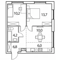 Московская область, Солнечногорский район, д. Рузино, мкр. Кутузовский, корпус 1Б