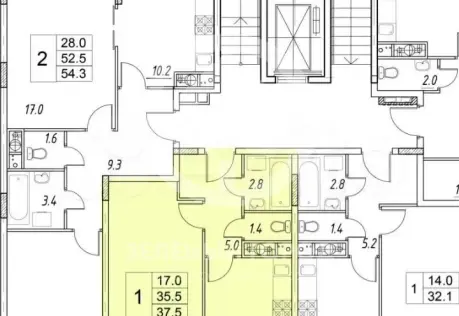 Продажа, 1 к. квартира, Сабурово, Заречная, д. 3