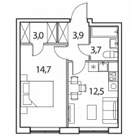Московская область, Солнечногорский район, д. Рузино, мкр. Кутузовский, корпус 1Б