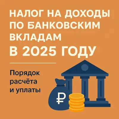 Налог на доходы по банковским вкладам в 2025 году
