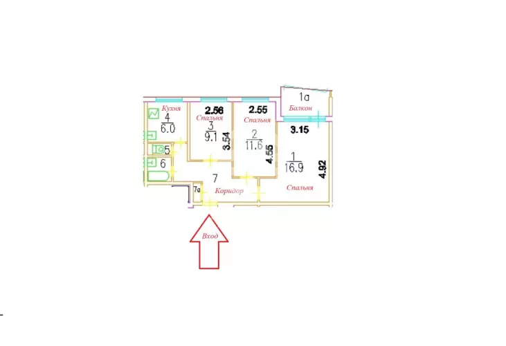 Продажа, 3 к. квартира, Зеленоград, к. 918