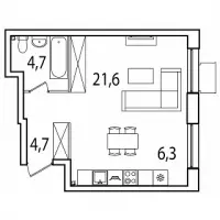 Московская область, Солнечногорский район, д. Рузино, мкр. Кутузовский, корпус 8